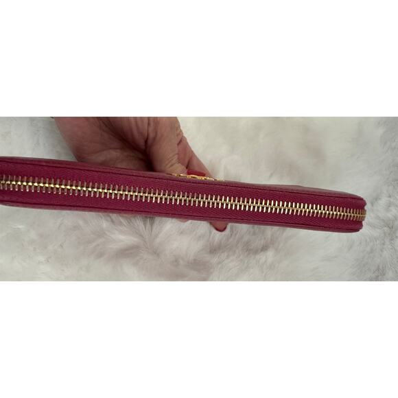 Prada Saffiano Leather Zip Wallet - Picture 8 of 8